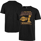 Men's Los Angeles Lakers '47 Black 2020 NBA Finals Champions Scrum Dynasty T-Shirt,baseball caps,new era cap wholesale,wholesale hats